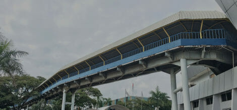 Things to do in Batam Batam Ferry Terminal Overhead Bridge to Mega Mall