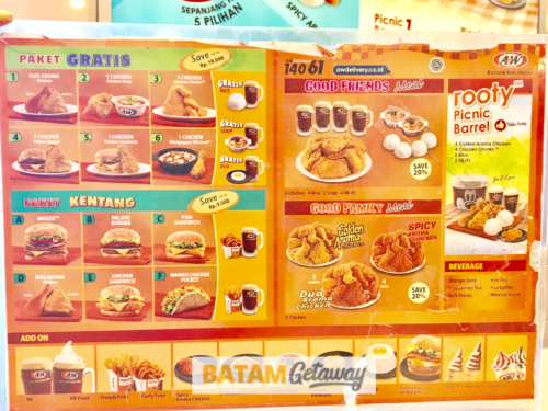 Batam Food Blog - A&W Batam Review | BatamGetaway.com - The No. 1 Batam ...