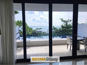 Montigo Resorts Batam 2-bedroom villa balcony view