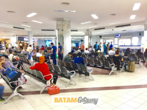 Batam center ferry terminal departure hall