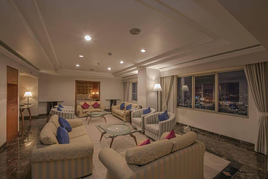 batam allium hotel blog review samali suite living room