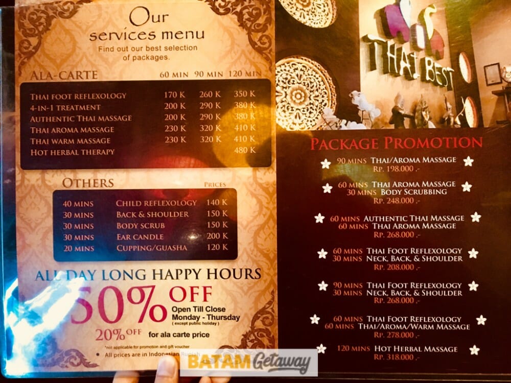 thai best batam review price