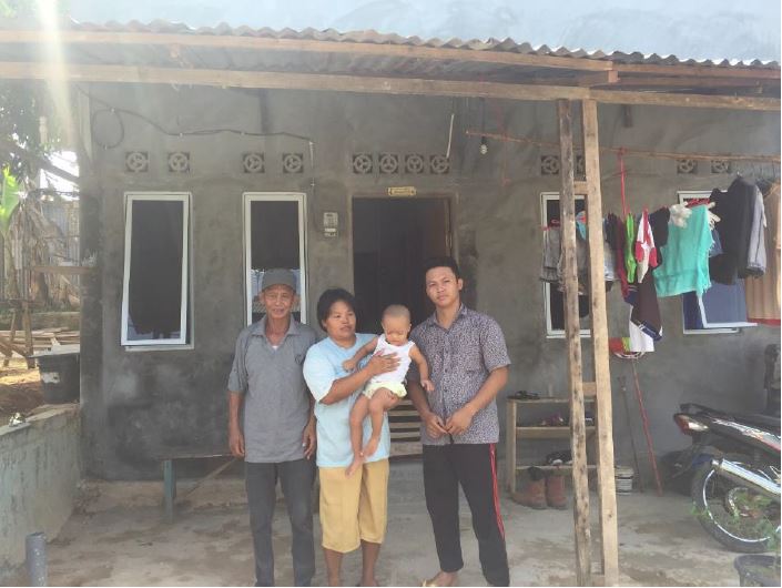 Volunteer Overseas in Indonesia Batam - Batam Build - After Building - Mr Bahtarim Home After Batam Build