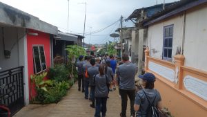 Volunteer Overseas in Indonesia Batam - Batam Build - After Building - Team Walking-min